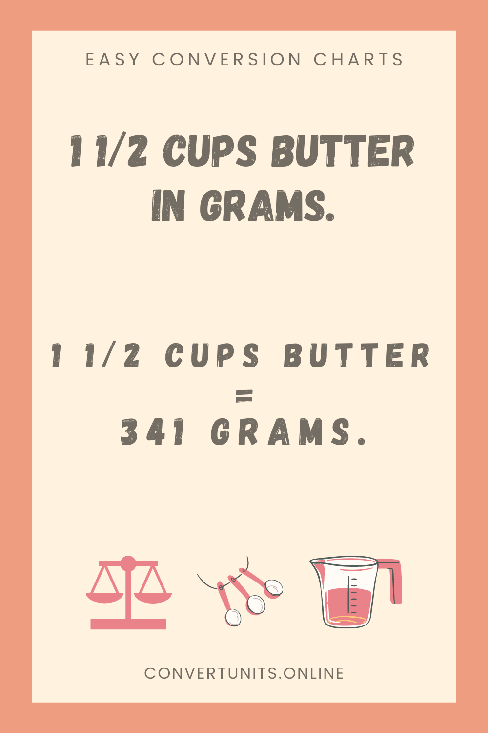 1 1/2 Cups Butter In Grams - Online Unit Converter