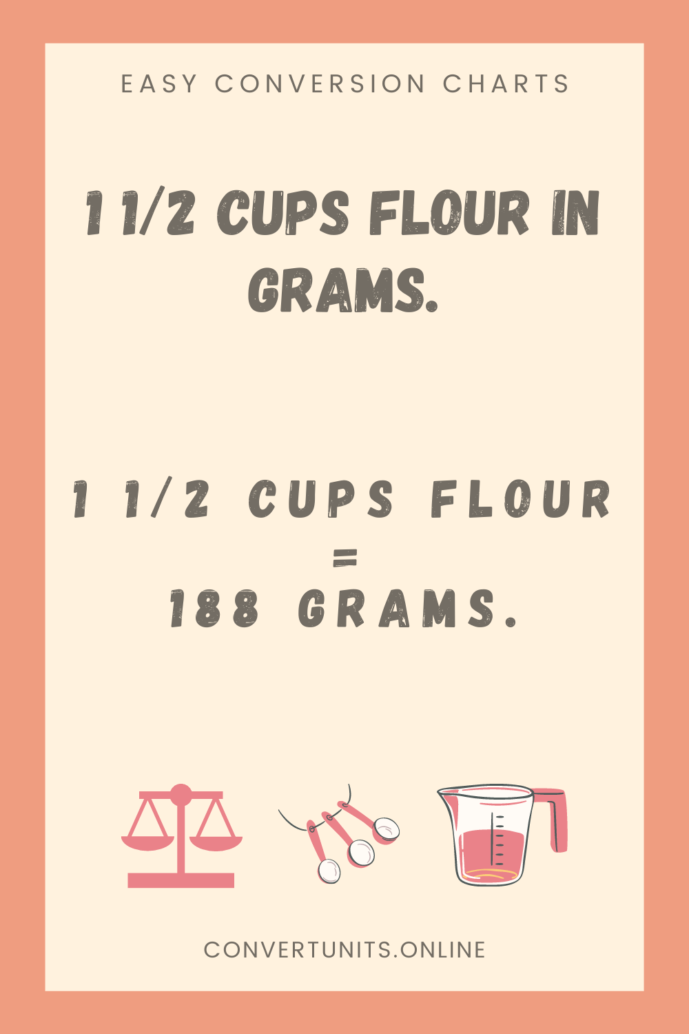 1 1/2 Cups Flour In Grams Online Unit Converter