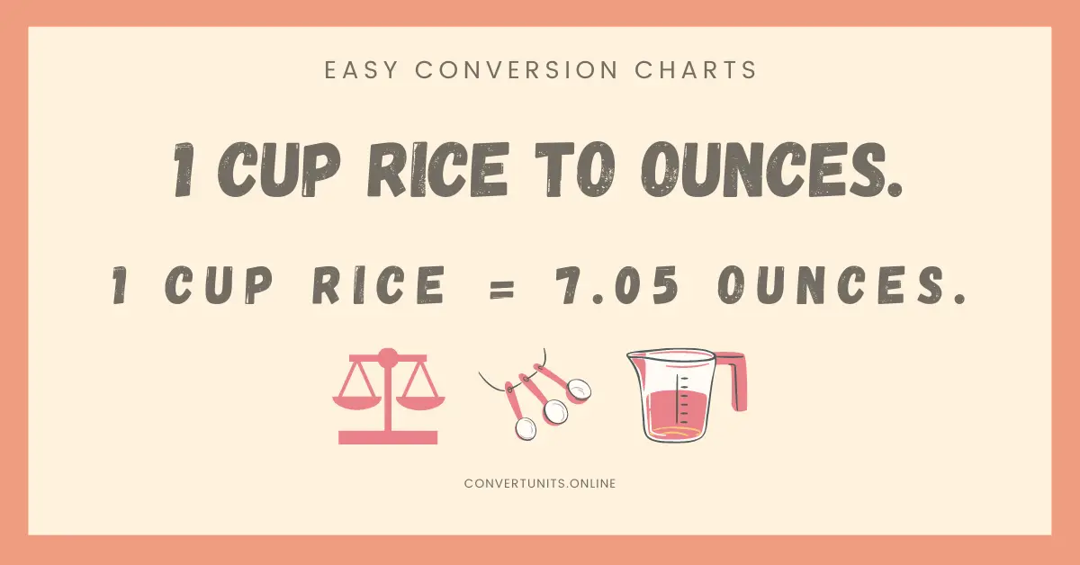 how many oz in a 1 2 cup of rice