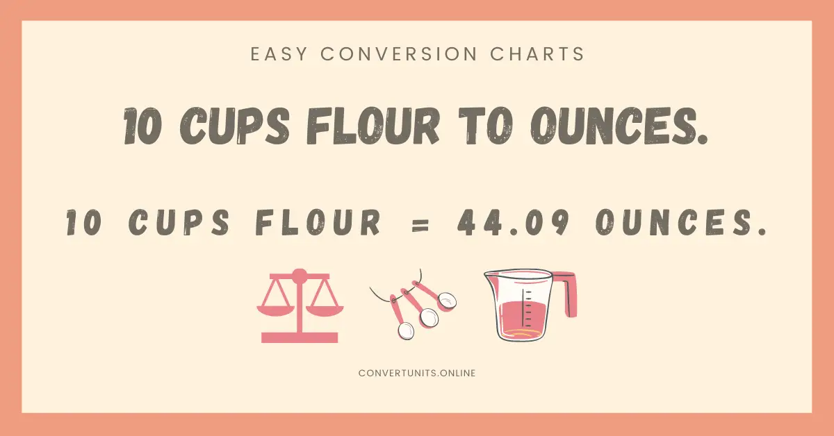 10 Cups Flour To Ounces (Oz) - Online Unit Converter