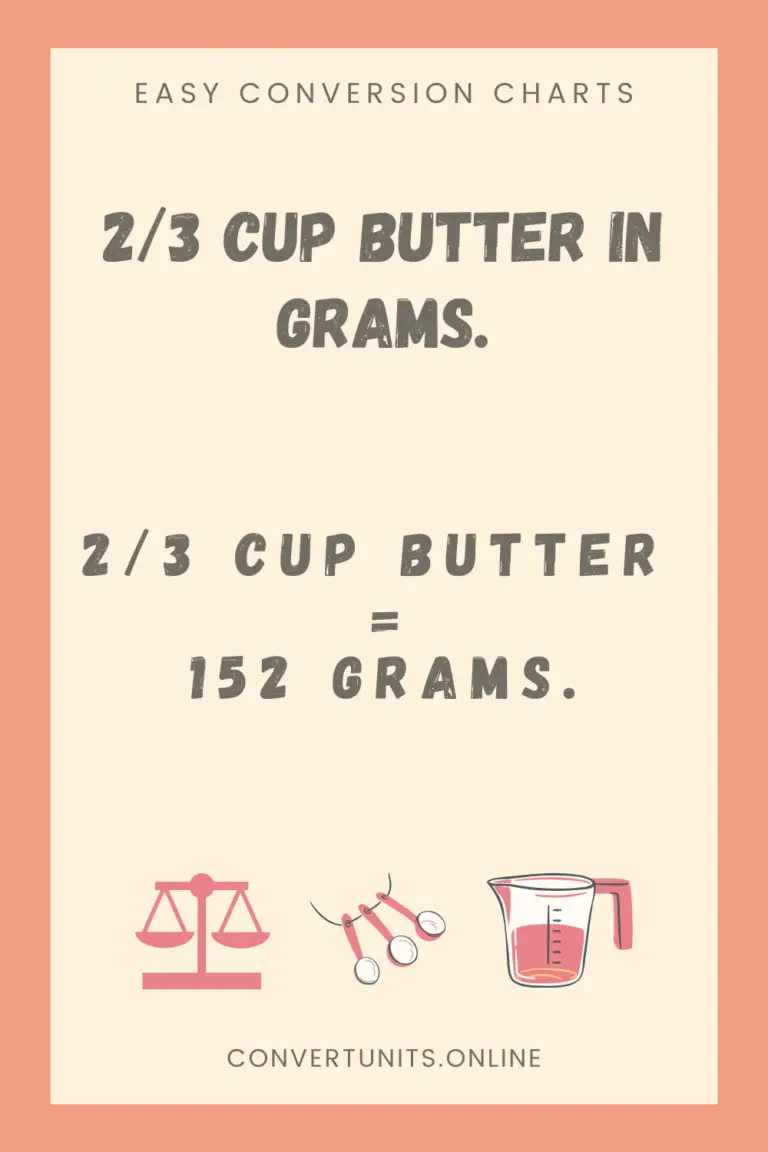 2 3 Cup Butter To Grams