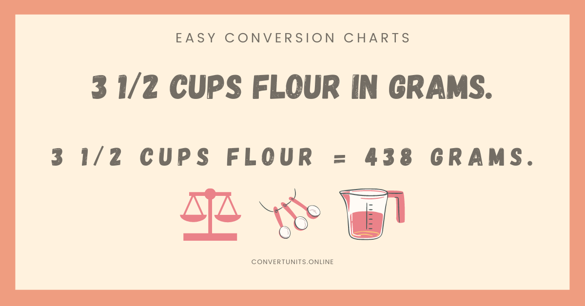 3 1 2 Cups Flour In Grams Online Unit Converter