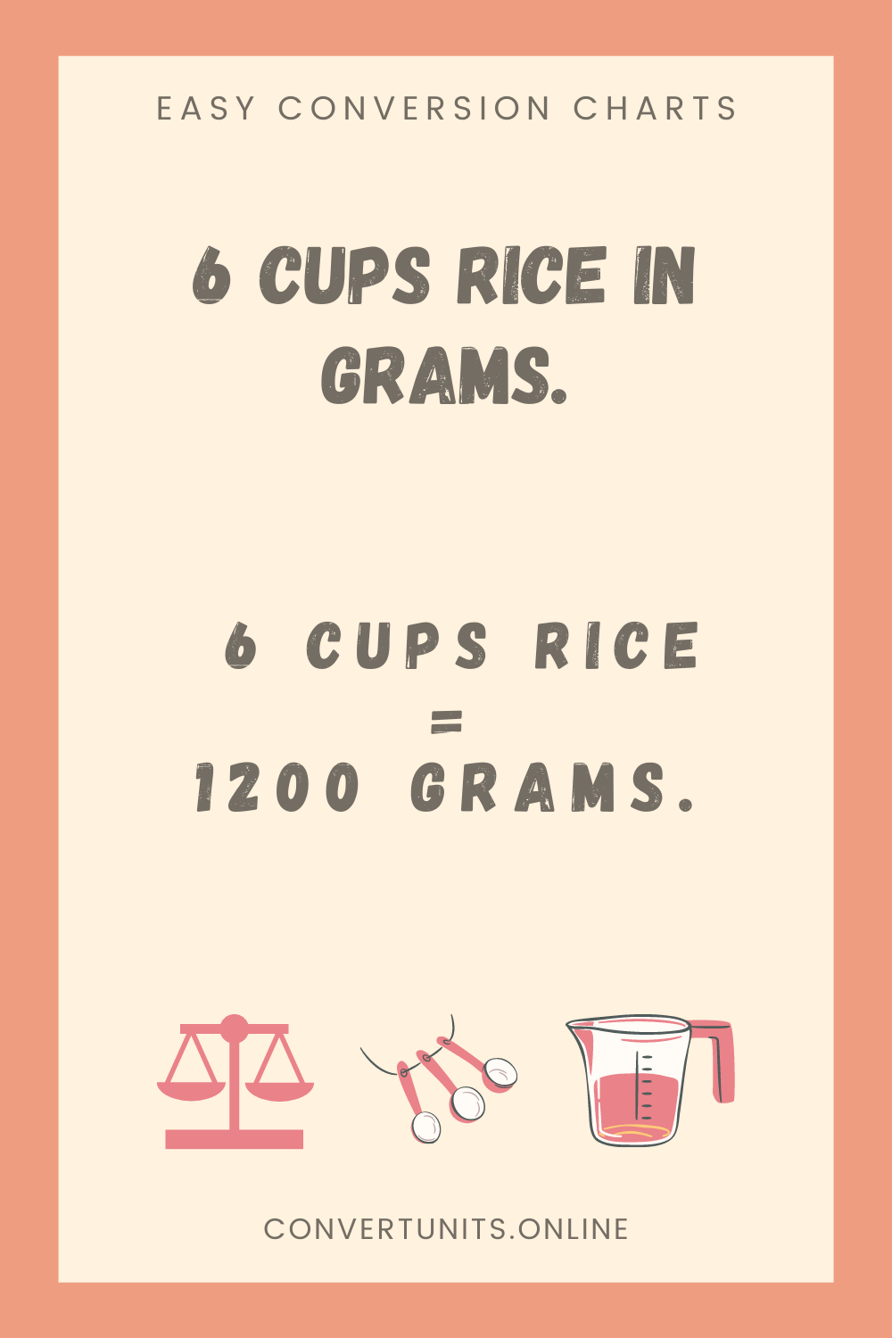 6 Cups Rice In Grams - Online Unit Converter